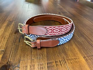 Model wearing plain primary basic tee.